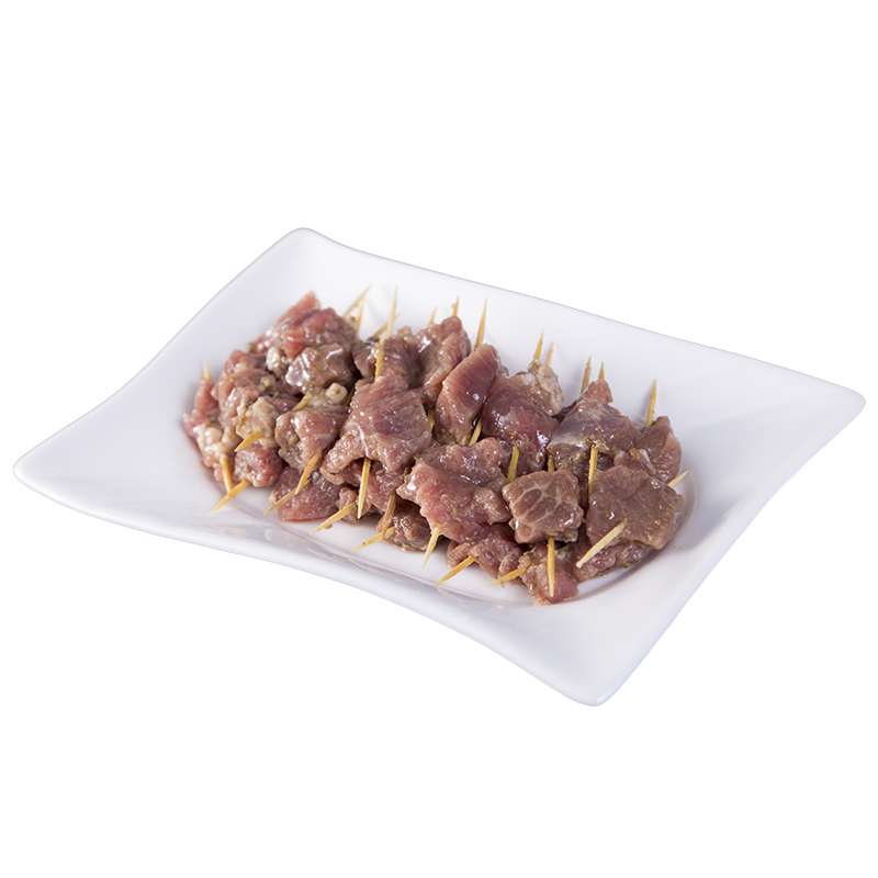 牙签牛肉250g酒店特色冷冻半成品小吃美食私房菜小炒餐饮食材商用