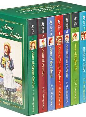 绿山墙的安妮系列全套8册 英文原版小说 Anne of Green Gables Complete 儿童青少年经典文学读物 中小学课外阅读提升英语能力书籍