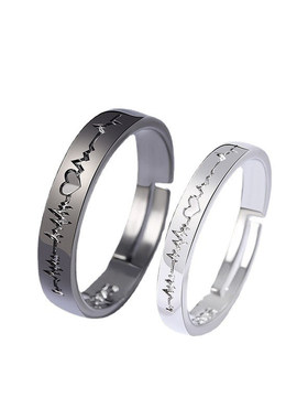 黑色锆石戒指两件套女小众设计ins冷淡高级轻奢时尚个性商务指环