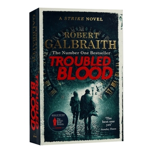 英文原版小说 Cormoran Strike #5 Troubled Blood 神探科莫兰系列5 真血 罗伯特加尔布雷思 英文版 进口英语原版书籍