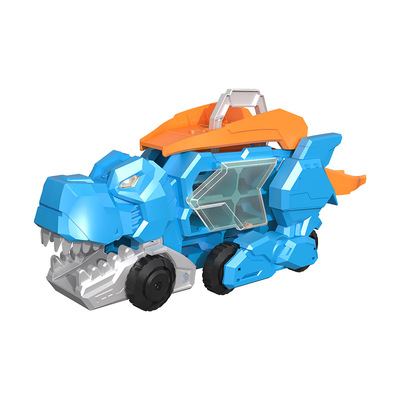 【新年礼物】PLAYPOP暴龙竞速轨道变形汽车玩具侏罗纪恐龙男孩