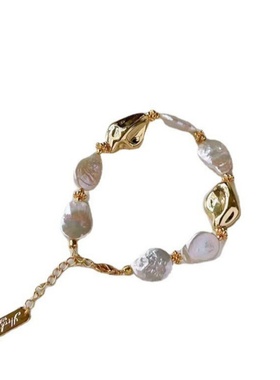 天然淡水巴洛克珍珠项链手链套装