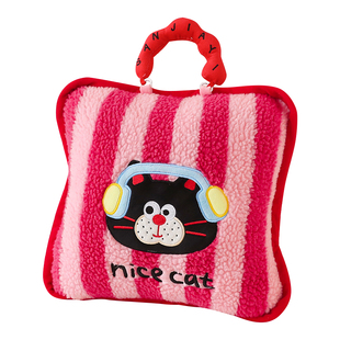 抱枕被二合一两用2025新款冬季加厚懒人靠枕毯子办公室午睡枕头