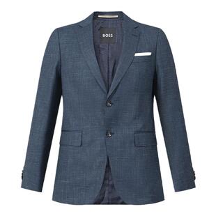 【甄品精选】Hugo Boss男士两粒单排扣西服西装上衣外套 50521645