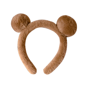 可爱小熊耳朵发箍女款洗脸专用压发头箍高颅顶束发捆发卡头饰发窟