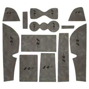 大众id4crozz车内装饰汽车用品id6x改装配件水杯垫id3专用门槽垫