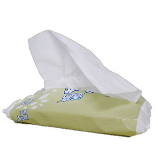 金佰利适高家用双层80抽袋装面巾纸软包装抽纸柔软整箱0020