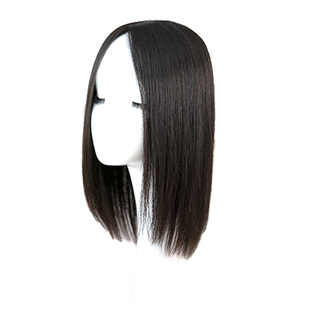 swanee真发真人发丝假发女片头顶发际线假发片遮头自然假刘海增发