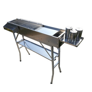 不锈钢烧烤炉木炭烧烤架木炭便携折叠耐用羊肉串架子家用户外烤箱