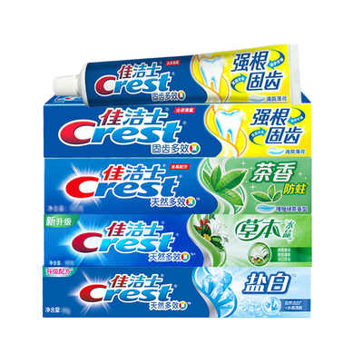 佳洁士天然140g亮白口气清新牙膏