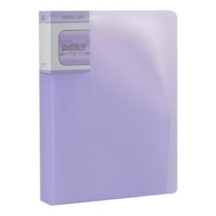 康百a5文件夹透明插页袋多层乐谱夹b5资料册20/30/40/60/80/100页学生用办公文档资料分类收纳册可定制印logo