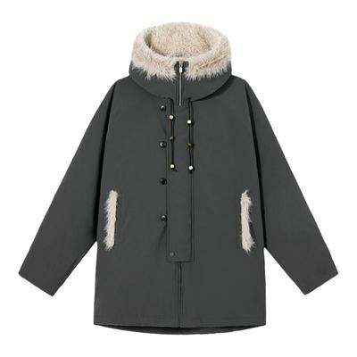 PSO Brand男装女装毛领棉袄风衣派克服棉服女款冬季外套防寒服潮