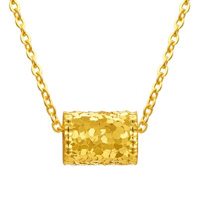 TSL谢瑞麟碎碎冰系列黄金项链5G足金项链女计价XP042