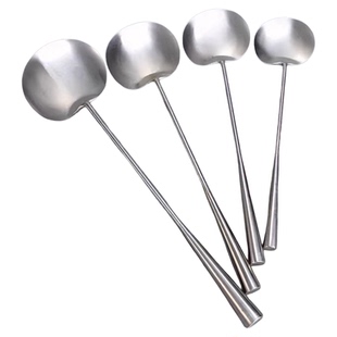 贵州蘑菇铲炒菜勺子锅铲不锈钢铲子蘑菇厨师家用专用长柄商用炒勺