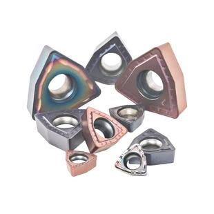 淬火钢U钻刀片WCMT050308 WC型U钻刀片调质钢淬火件数控U钻刀片