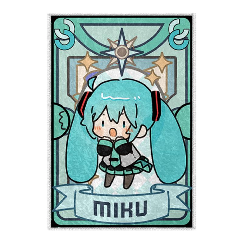 初音未來miku蔥娘塔羅牌卡牌硅藻泥地墊子玄關(guān)浴室入戶進(jìn)門口腳墊