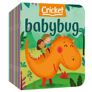 【音频/送家长阅读指南】Babybug虫宝宝2025年0-3岁幼儿绘本英语画报美国儿童启蒙杂志蟋蟀童书英文2023/24年杂志期刊外国过刊