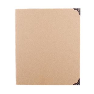 牛皮纸笔记本 文件夹外壳子活页本记事本封皮A5B5A4本子封套包邮