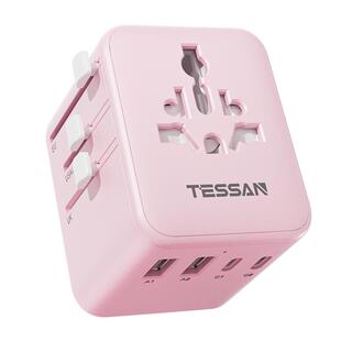 TESSAN霆圣全球通用转换插头国际多功能转换器插座英欧标香港日韩