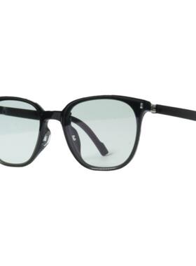 水蜜桃色小众折叠UV400太阳眼镜