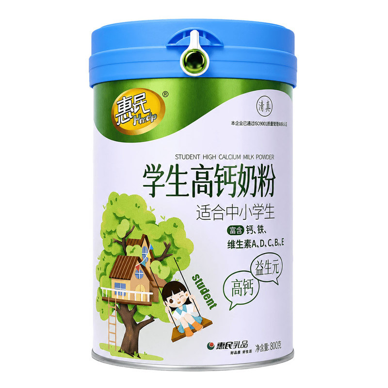 惠民学生高钙奶粉800克