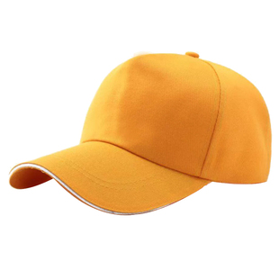 广告帽子定制logo旅游帽太阳帽鸭舌帽定做学生小红帽小黄帽子印字