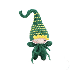 回放钩针毛线森林小精灵树哥挂件diy材料包手工编织卡通娃娃吊坠