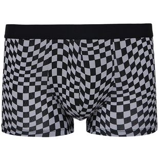 爱美丽IMIS商场内裤男棋盘格印花莫代尔男式中腰平角裤IM23BIR2