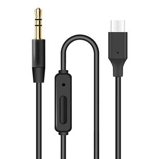 四六级头戴式耳机aux音频线typec转3.5mm手机音响车用双头连接线