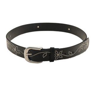 白色铆钉y2k腰带女配饰裙子百搭韩版牛仔裤带皮带个性高级感收腰