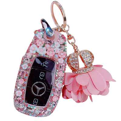 奔驰E300LA200镶钻高档钥匙套女