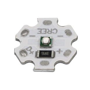 5v紫光3535灯珠uv固化365nm3.7伏电池灯405 450蓝光3w led验钞395