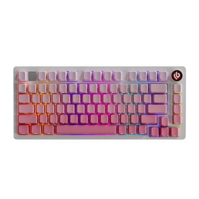 LEOBOGHi75C草莓大福铝坨坨键盘