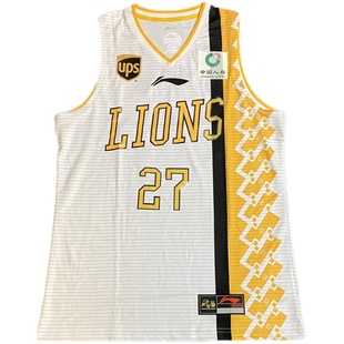 李宁赞助CBA联赛球员GI版广厦孙铭徽林志杰比赛球衣服上衣AAYN351