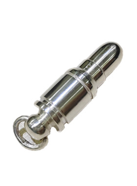 弘霞客男足银实心子弹头饱满帅气