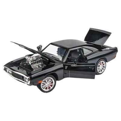 建元24道奇战马合金声光回力四轮