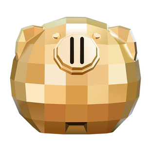 金猪桌面摆件家居高档装饰品存钱罐只进不出客厅玄关招财开元礼物