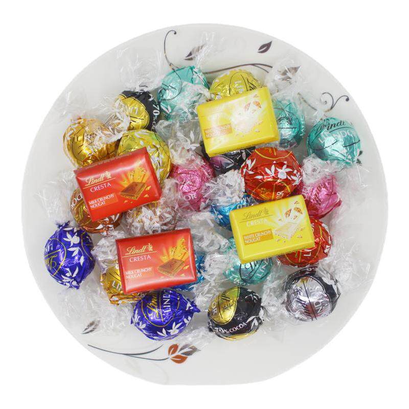 进口Lindt瑞士莲巧克力软心牛奶巧克力