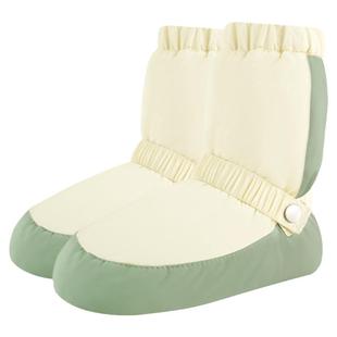 舞蹈保暖靴秋冬加绒舞蹈鞋女芭蕾舞软底练功鞋中国舞热身跳舞棉鞋