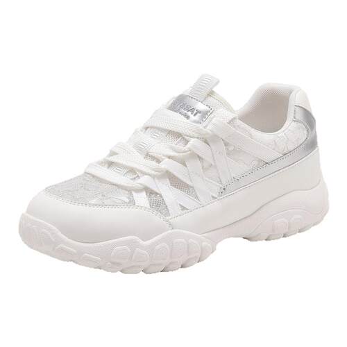 St&Sat/星期六春夏蕾丝芭蕾德训鞋厚底增高休闲单鞋女SSD2112W2C