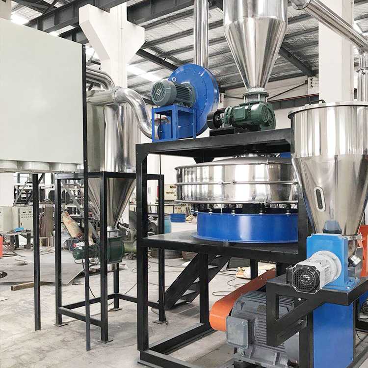 定制磨粉机 PP PE ABS PMMA PVC干磨打粉机 刀盘振动筛关管道维修