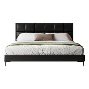 家有品致（JIAYOUPINZHI）现代极简真皮床双人软体床JM087RC20