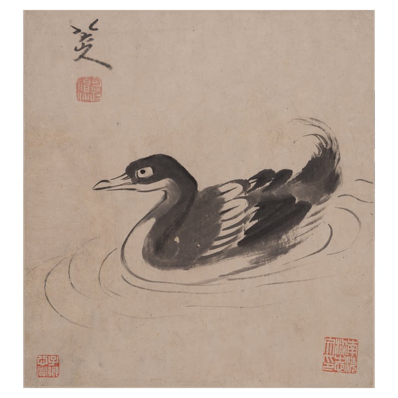 八大山人朱耷花鸟走兽画册