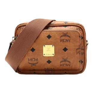 MCM 男女同款老花单肩斜挎包相机包LOGO图案迷你款 MMRAAKC03