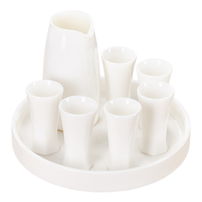 上下一白分酒器酒杯一口杯