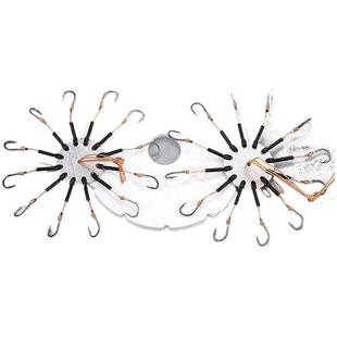 翻板钩盘钩爆炸钩钓鱼钩配件套装钓组海杆抛竿鲢鳙翻版鱼勾防挂底