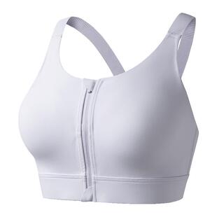 Keep运动内衣女秋冬中强度跑步瑜伽前拉链防震速干美背健身文胸