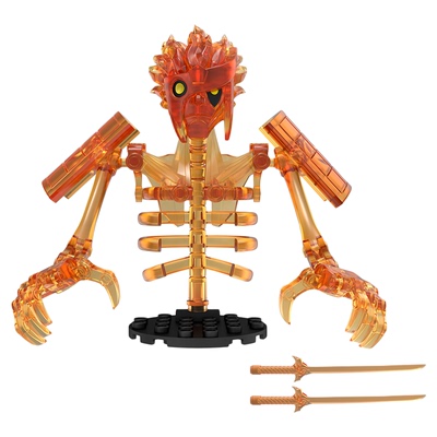 国潮忍者须佐能乎形态积木人仔