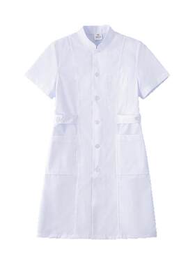 口腔科长袖医生工作服立领男女