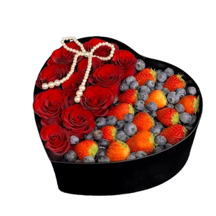 车厘子水果花束同城配送生日鲜花送女友闺蜜礼物